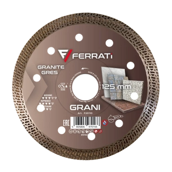 Ferrati Tarcza diamentowa 125mm GRANI