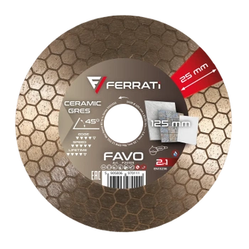 Ferrati Tarcza diamentowa 125mm  FAVO