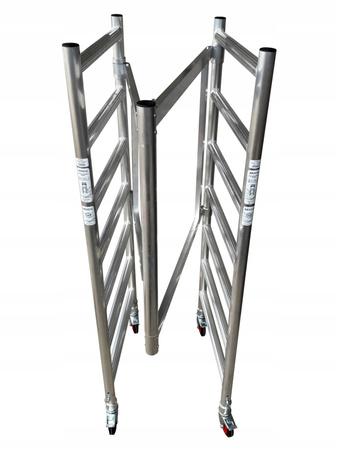 RUSZTOWANIE ALUMINIOWE JEZDNE PRZEGUBOWE AKSO EASY 75 WYSOKOŚĆ 3,7 METRA