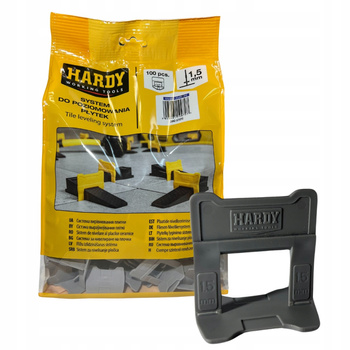 HARDY Klipsy fuga 1,5mm op.100szt woreczek
