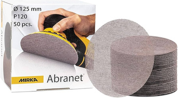 MIRKA ABRANET KRĄŻEK SIATKA ŚCIERNA 125mm P120