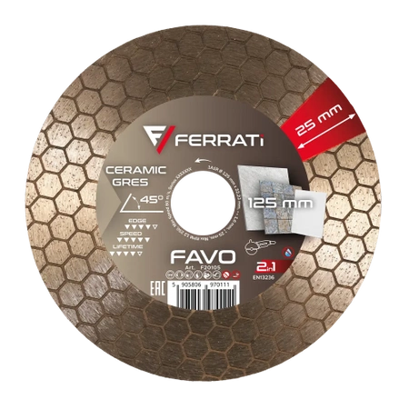 Ferrati Tarcza diamentowa 125mm  FAVO