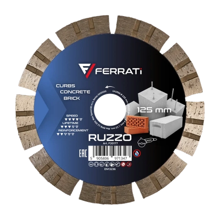 Ferrati Tarcza diamentowa 125mm RUZZO