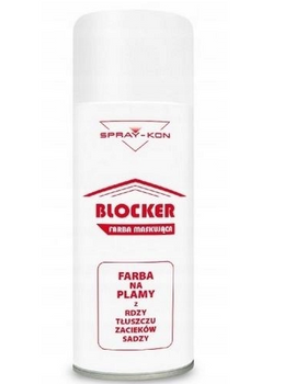 SPRAY-KON Farba BLOCKER biała na plamy