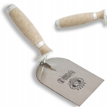 OLEJNIK kielnia nierdzewna do płytek uchwyt skóra 80mm