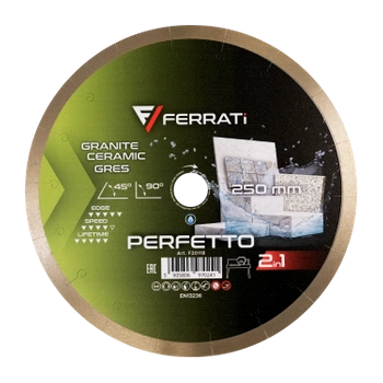 Ferrati Tarcza diamentowa 250mm PERFETTO